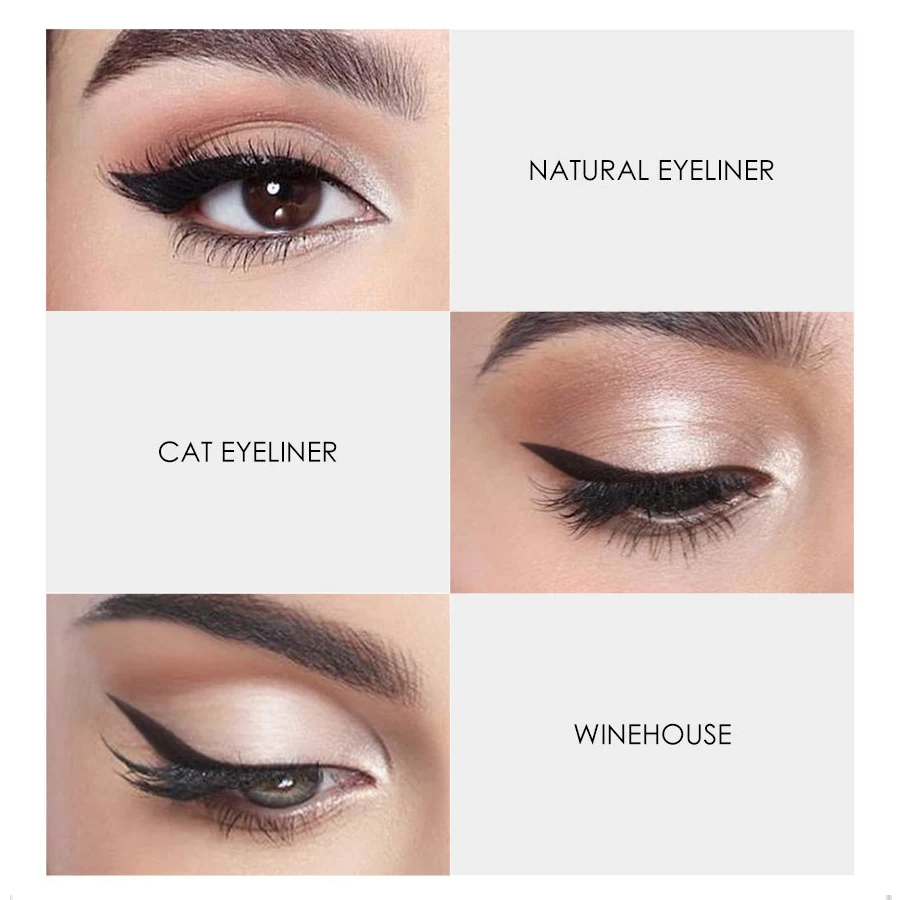 FOCALLURE Liquid Eyeliner Pen Make Up 24 Hours Long Lasting Waterproof Ink Quick Drying Eyeliner