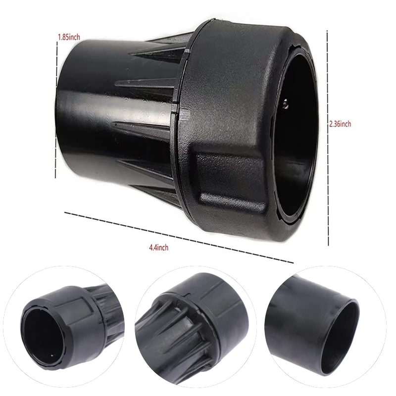 1 PCS DWV9000 Quick Multi-Function Connector Black Universal For Dewalt Dust Extractors,Vacuum Hose, Various DW Tools & Shrouds