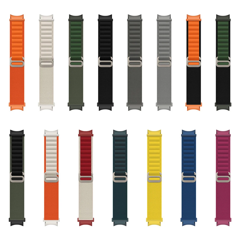 Sport Alpine Loop For Samsung Galaxy Watch 6 44mm 40mm Classic 43mm 47mm band G-hook nylon bracelet Watch 5 pro 4 Classic  Strap image 3
