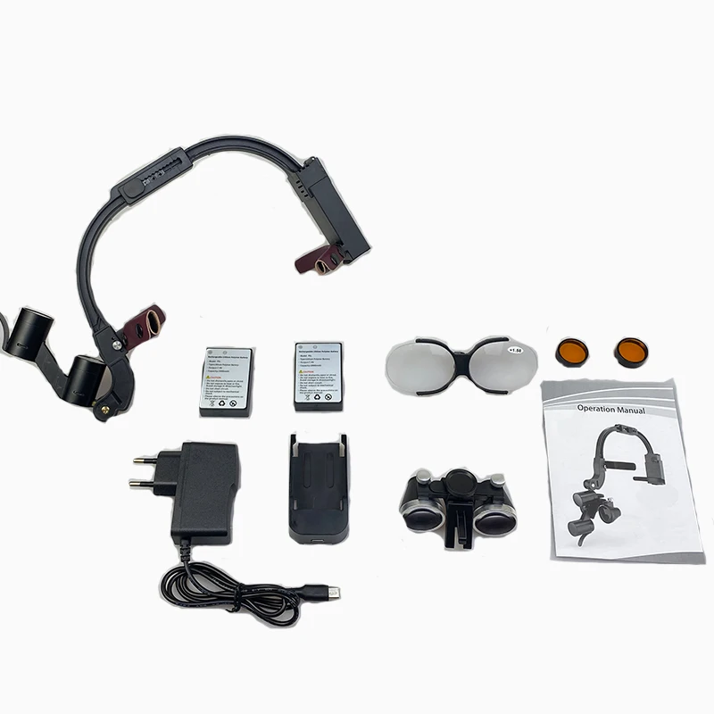 5w Dental LED Scheinwerfer Lampe für Vergrößerung Fernglas Lupen Licht 2,5x3,5 x Dentit chirurgische Scheinwerfer Laborgeräte
