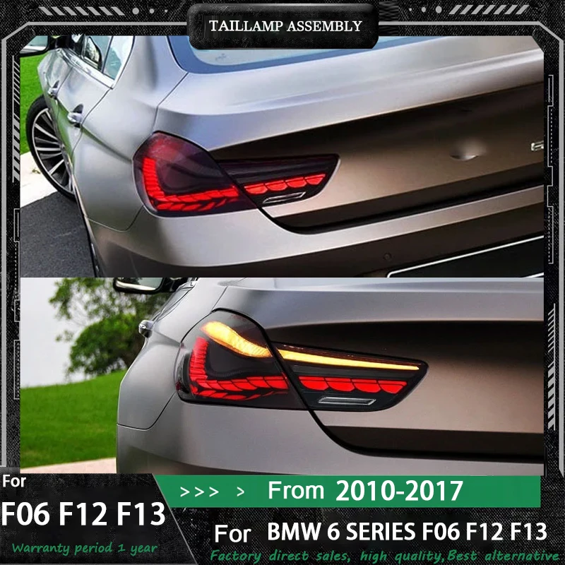 

Car LED Rear Tail Lights For BMW 6-Series F06 F12 F13 2010-2017 Modified LED Brake Reverse Turn Signal Taillight Assembly