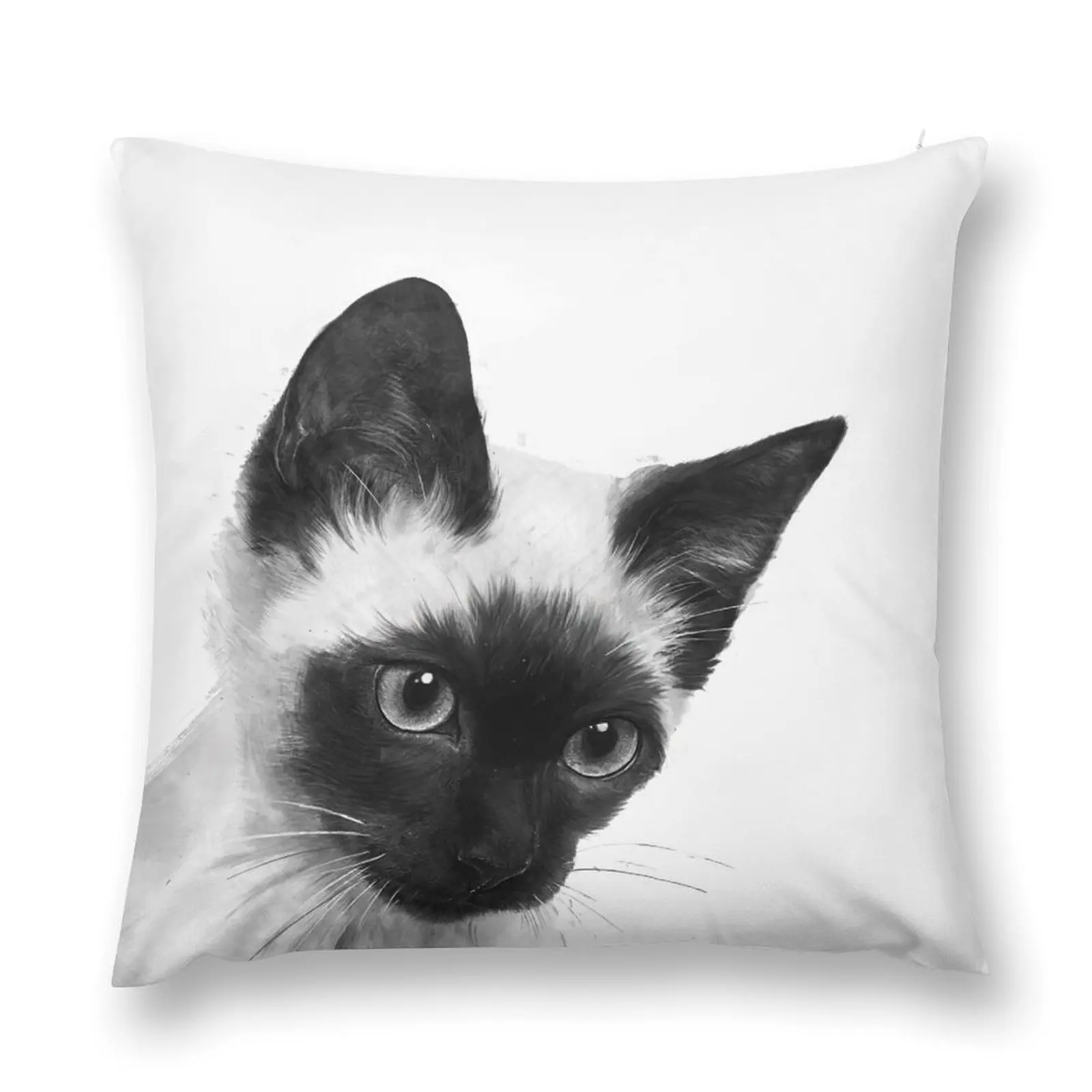 

Siamese Throw Pillow anime girl Cushions Cover Decorative Sofa Cushion pillow