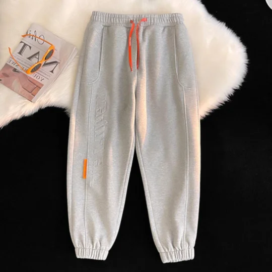 

plus Size Casual Sports Pants Loose Lantern Pants Trendy Design Loose Harlan Pants for Heavy Women High Waist Autumn Winter
