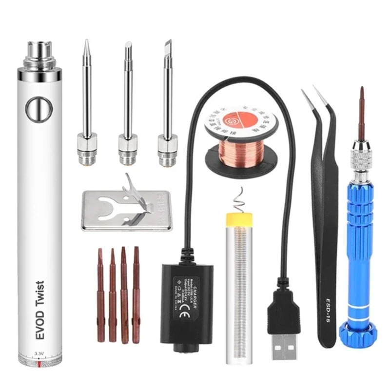 5V 15W Soldering Iron Battery-powered Soldering Iron with Built-in Battery Dropship