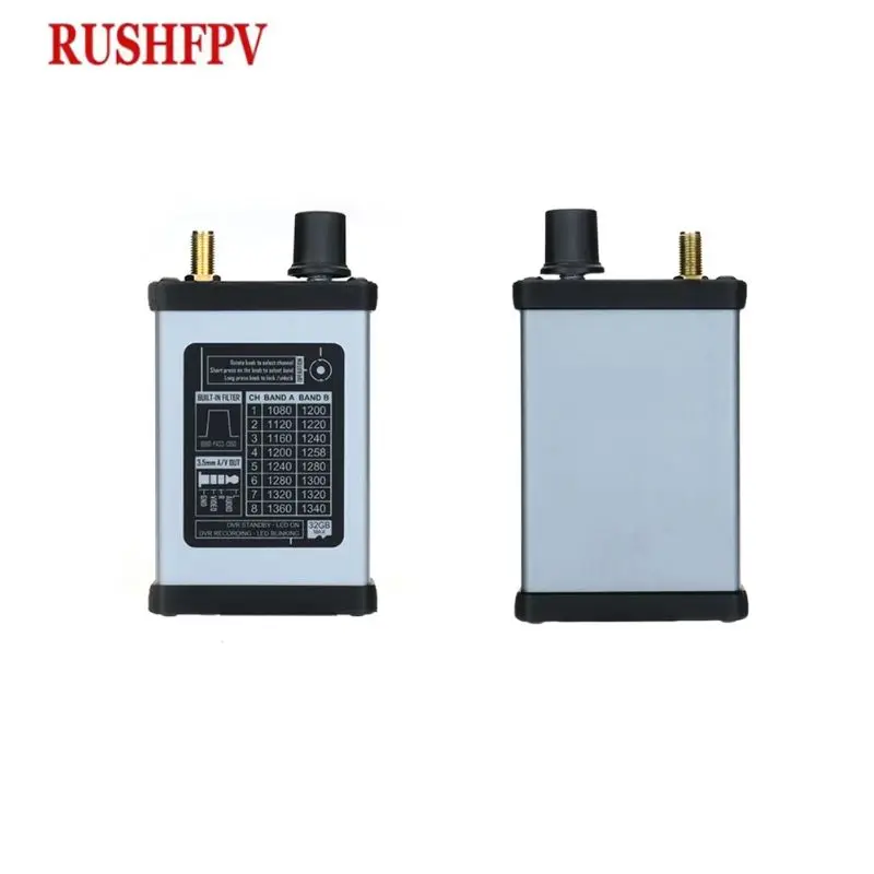 Rush 1.2/1.3G V2 وحدة VRX التناظرية جهاز ريسيفر استقبال وإرسال الفيديو مع هوائي مستقطب دائري 7-30 فولت لمسافات طويلة لطائرة بدون طيار FPV #1