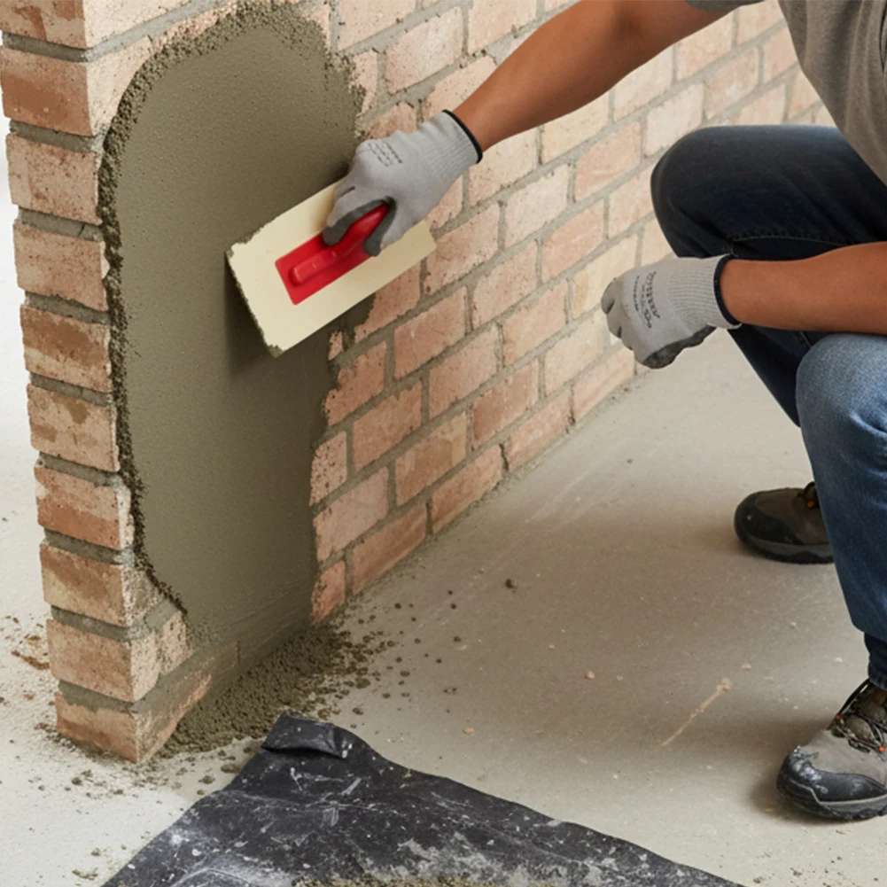 Plastic Trowel With Comfortable Grip Handle Finishing Trowels Flat Board Cement Trowel For Scrape Plastering And Paint Walls