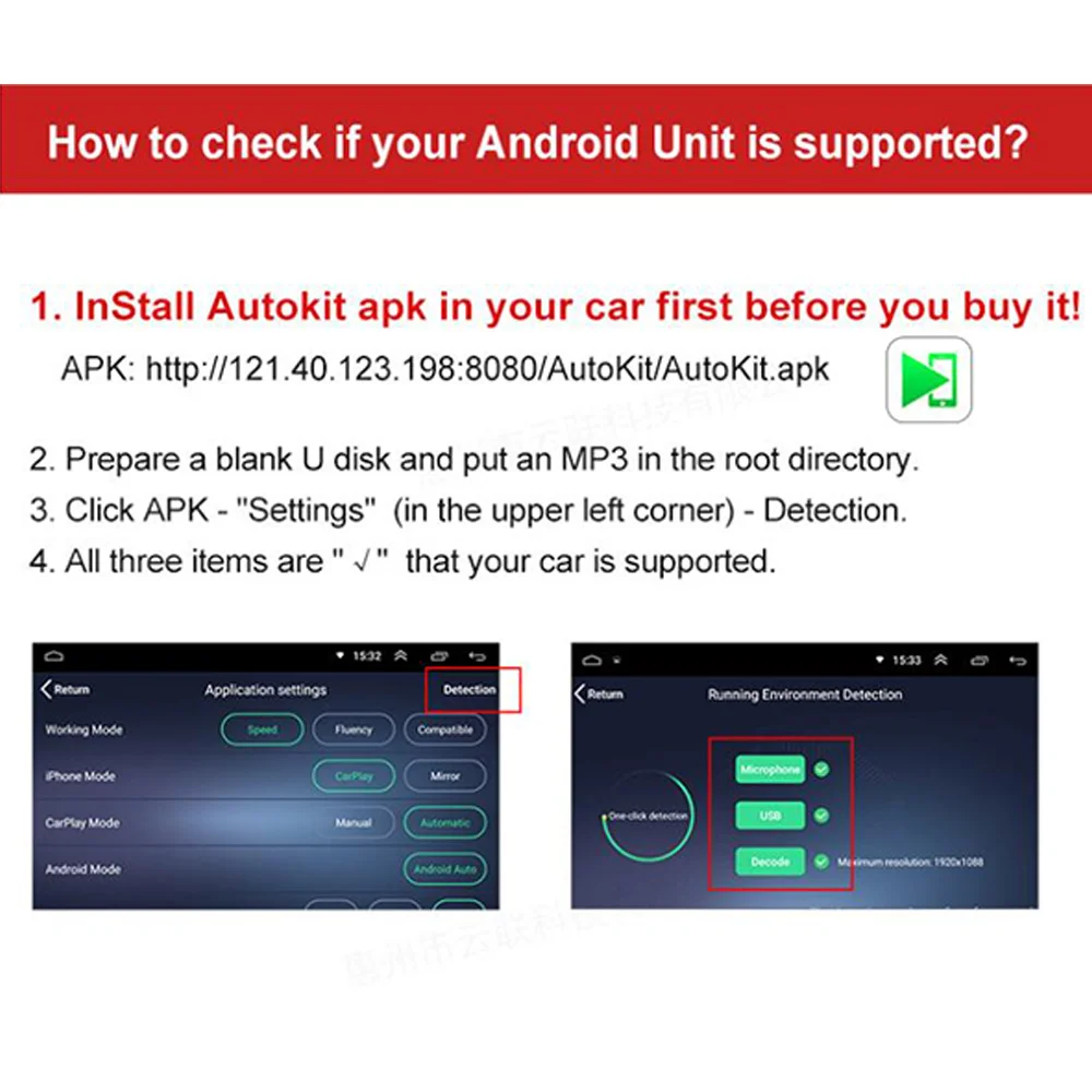 Wireless Carplay Dongle /Android Auto Carplay Smart Link USB Dongle Adapter For Navigation Player Mirrorlink /IOS 14