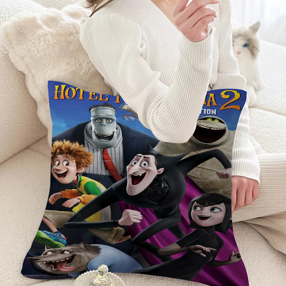 Film Hotel T-Transylvania Pillow Anime Pillow Sofa Bed Head Pillow Cover Cushion Cover 45x45 Cm Fashion