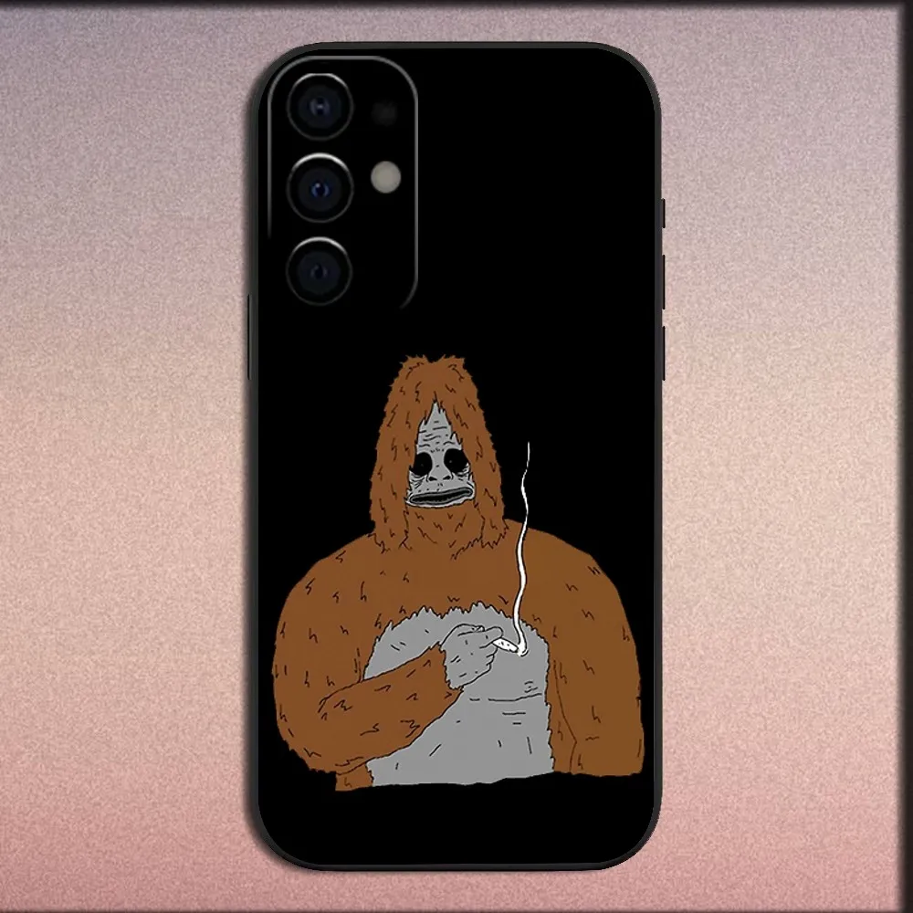 S-Sassy The Sasquatch Phone Case For Samsung S25,S24,S21,S22,S23,S30,Ultra,S20,Plus,Fe,Lite,Note,10,9,5G Black Soft Cover