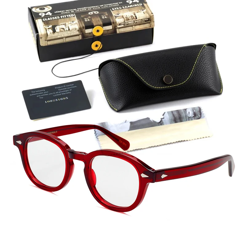 

Johnny Depp Eyeglasses Frame Men Lemtosh Optical Glasses Women Computer Goggles Clear Lens Luxury Brand Vintage Acetate Frame