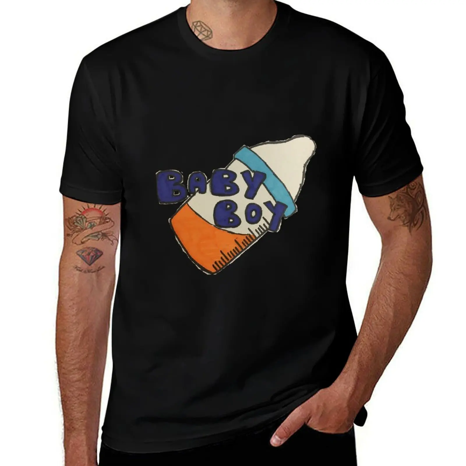 

Футболка для маленьких мальчиков, мужская дизайнерская футболка с аниме, футболка большого размера