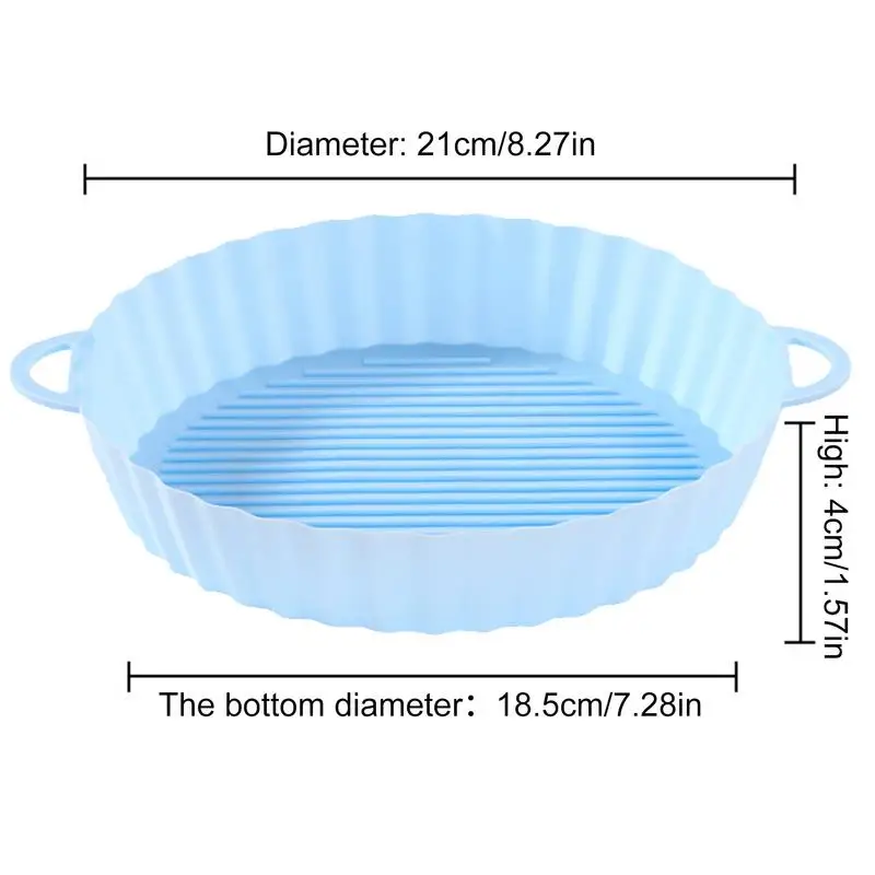 Square Airfryer Liners Heat-resistant Baking Basket Kitchen Grill Tray Reusable Baking Pot Oven Tray Household Baking Accessory