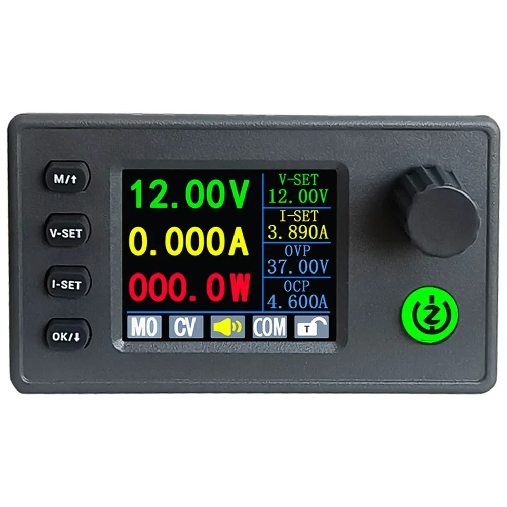 For DIY Projects Adjustable Voltage CNC DC Converter Device Debugging 40W Adjustable Power Supply 1.8 Inch Large Screen