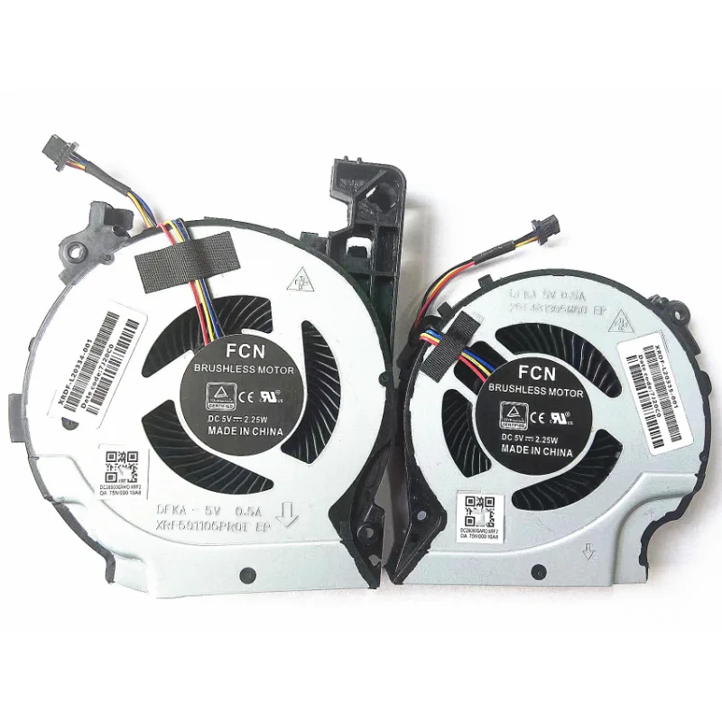 

NEW CPU GPU Cooling Fan TPN-C133 for HP 15-CX 15-CX0020NR 15-CX0030NR 15-CX0056WM 15-CX0060TX 15-CX0071NR 15-CX0068TX