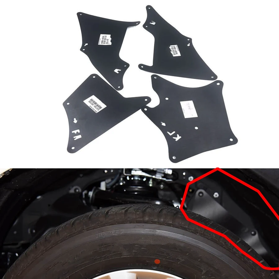 

4Pcs Front Mud Flaps Splash Guards For Lexus GX400 GX460 2010-2017 Mud Flaps Guards Mudflaps Fender Liners Shield Apron Seal