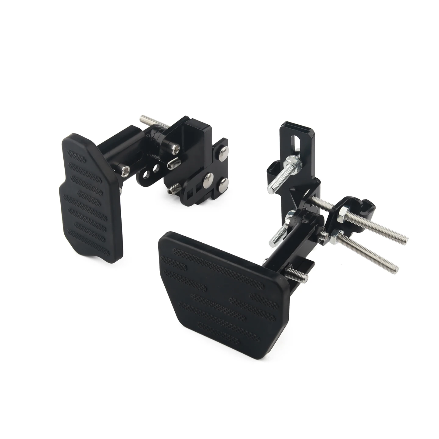 

Удлинитель педалей подходит для невысоких водителей - противоскользящий акселератор и тормоз, утолщенная прокладка, прочная металлическая конструкция, универсальный.