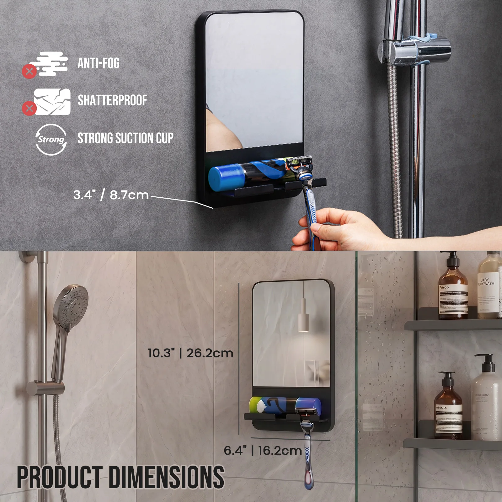Thumbnail 4 - #34 Anti-Fog Bathroom Mirrors List of Top Picks