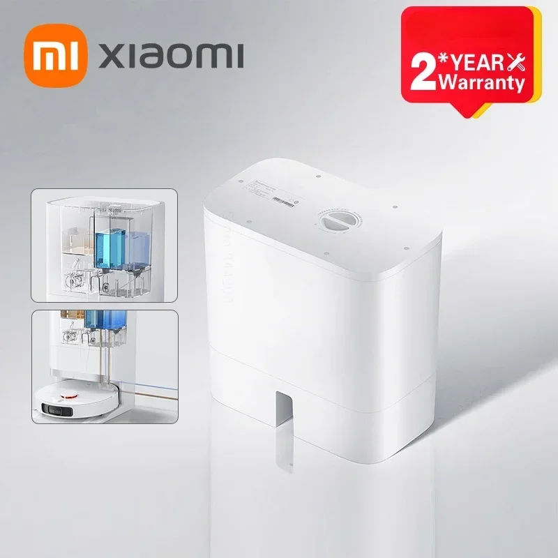 XIAOMI MIJIA OMSettlement 2-Aspirateur robot tout-en-un, système de proximité automatique de l'eau, appareil 2.0, pièces de rechange, kits d'accessoires