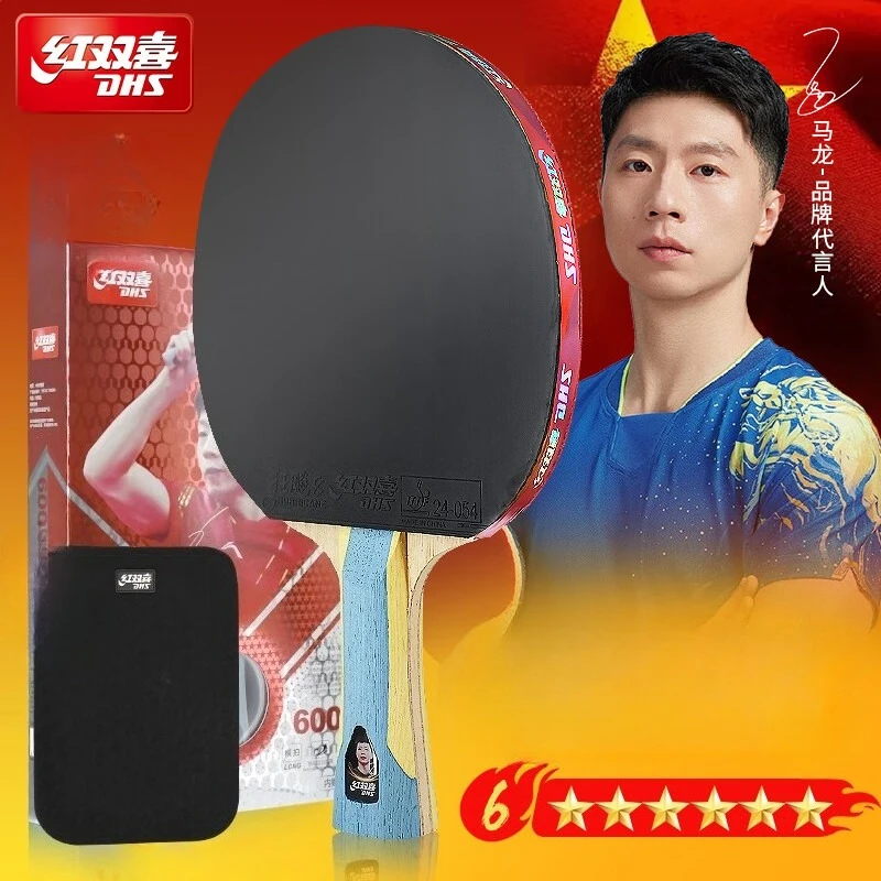 

H4002 4 Star 5 Star 6 Star Table Tennis Racket H5002 H6002 Ping Pong Racket Professional Pure Wood Paddle with Sticky Rubber