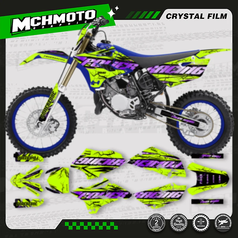 

MCHMFG For YAMAHA YZ85 2015 2016 2017 2018 2019 2020 2021 Motorcycle Decal Stickers Kit Number Name Custom