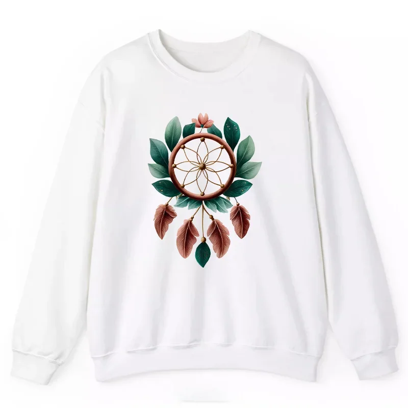 Gran oferta de sudaderas para mujer con estampado Retro, Tops informales con cuello redondo, jersey para deportes al aire libre y trotar, ropa de calle de manga larga para mujer