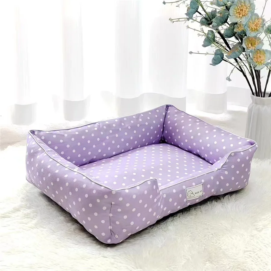 2025 Dog Dot Bed Four Season Use Comfortable camas para perros dog beds for small dogs Top Quality dogs pets accessories