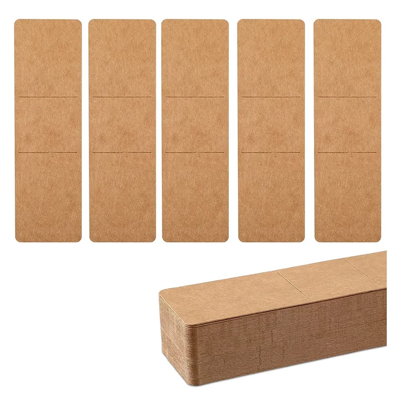 A13E-200 Pcs Bookmark Sleeves Resin Bookmark Holder For Bookmark Wrapping Gift Decoration