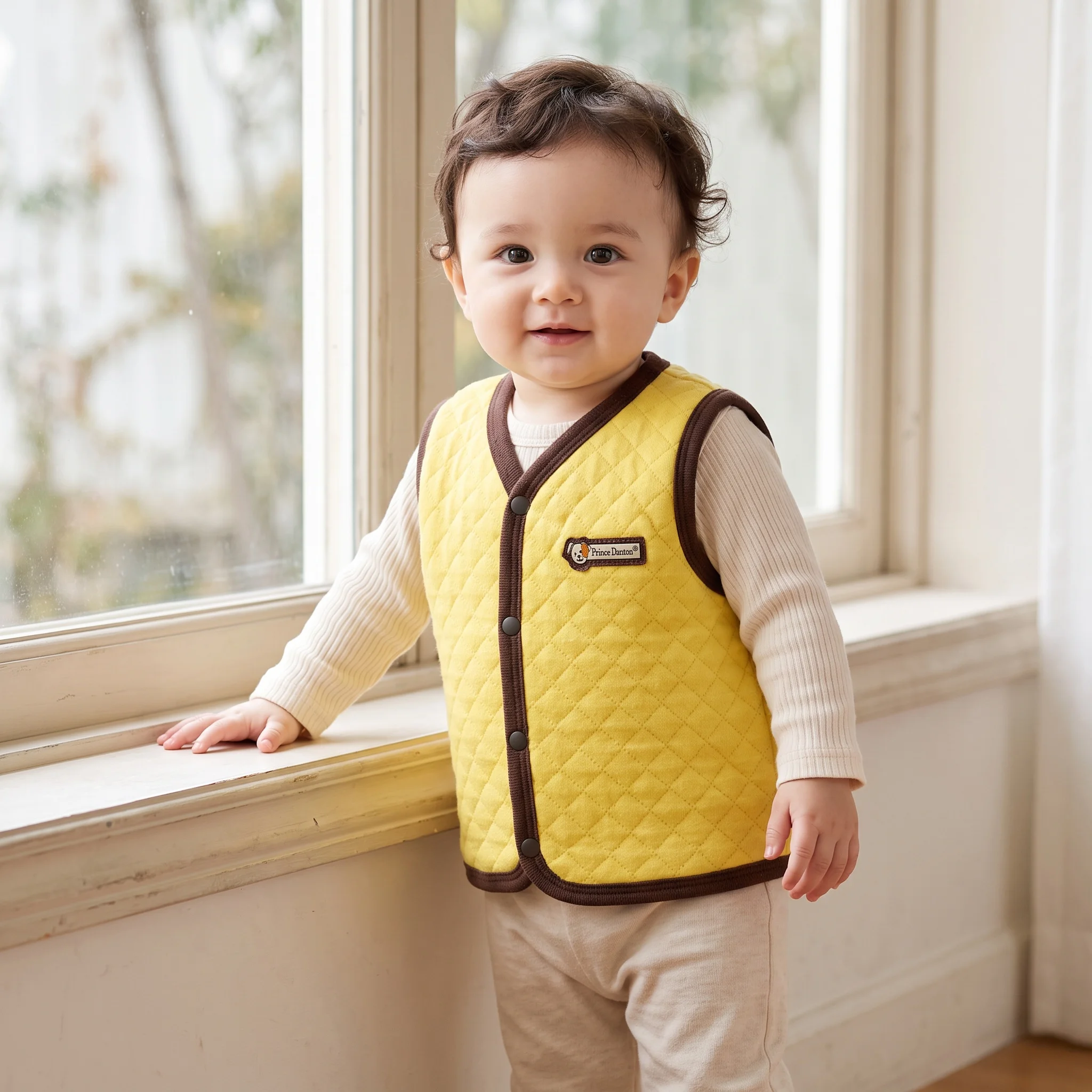 Baby weste aus reiner Baumwolle, Oberbekleidung für Frühling und Herbst, Kinder weste, Mädchen und Jungen, Typ a – Detail 3