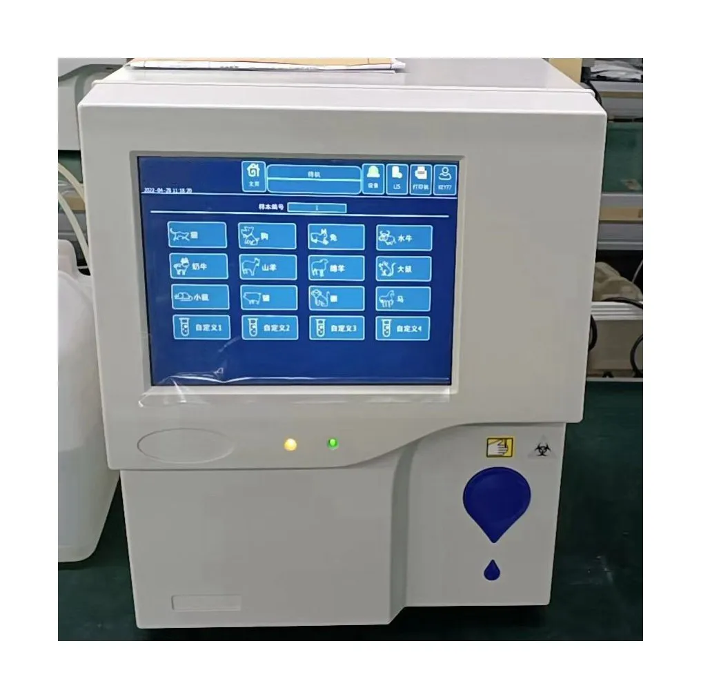 Portable Pet Medical Hematology Analyzer Clinical Equipment For Pet Fully Automatic 3-part veterinary blood Hematology Analyzer