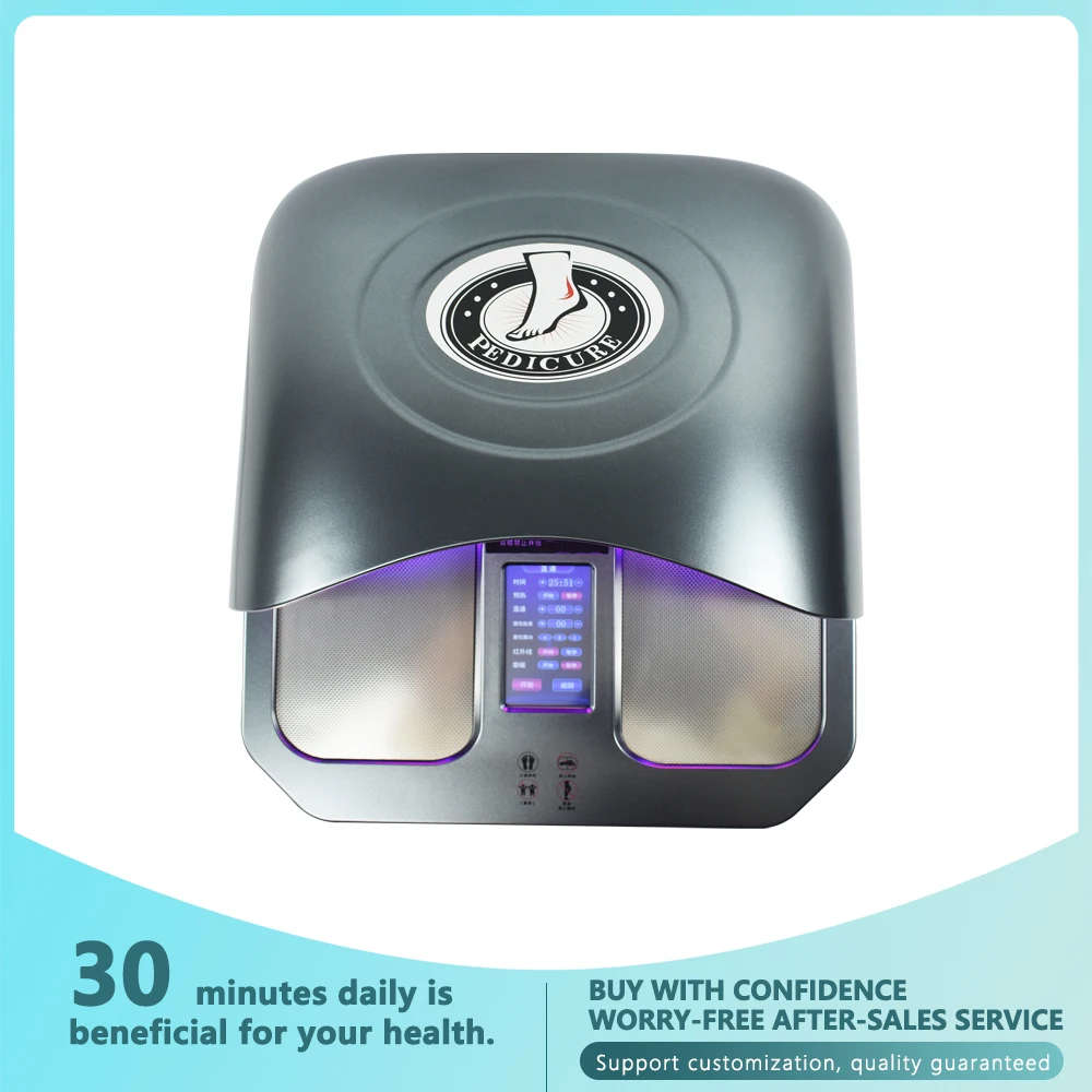 Terahertz Bio Energy Gyromagnetic Frequency Rehabilitation Therapy Machine Electric Timed Light Therapy Foot Massager Machine