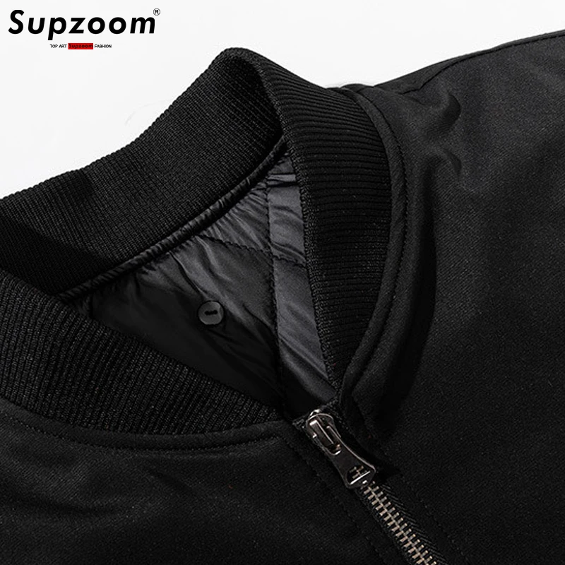 Supzoom 2022 New Arrival Brand Clothing Autumn And Winter Top Fashion Casual Print Air Pilot With Cotton Liner Bomber Jacket Men