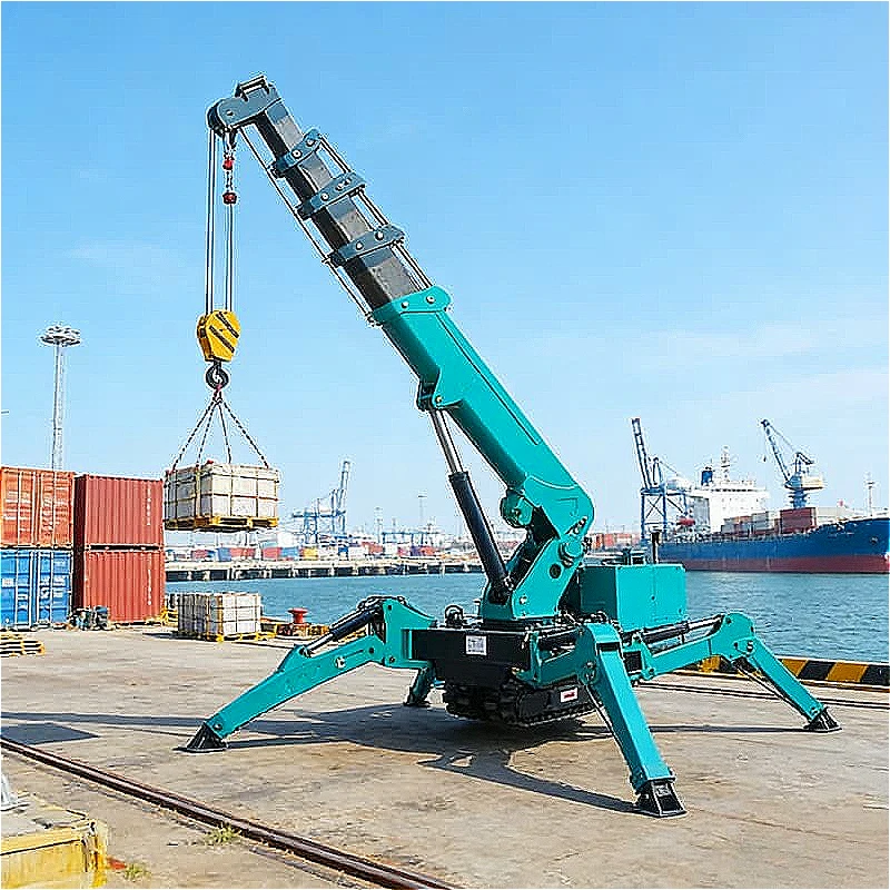 Cramped Space Spider Crane Small Tracked Hydraulic Hoist for Indoor Installation 5Ton Customized High Efficiency