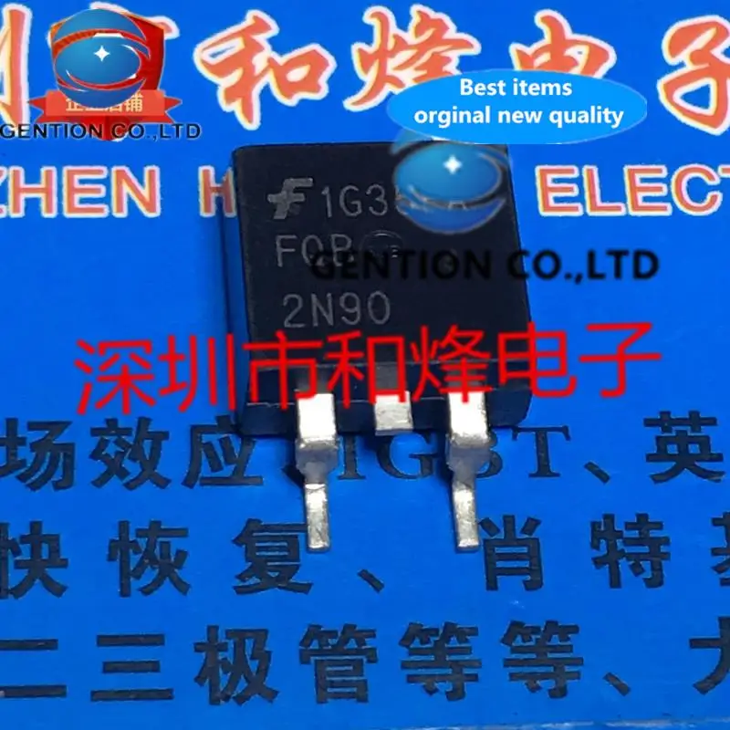 

10PCS FQB2N90 TO-263 2.2A 900V in stock 100% new and original