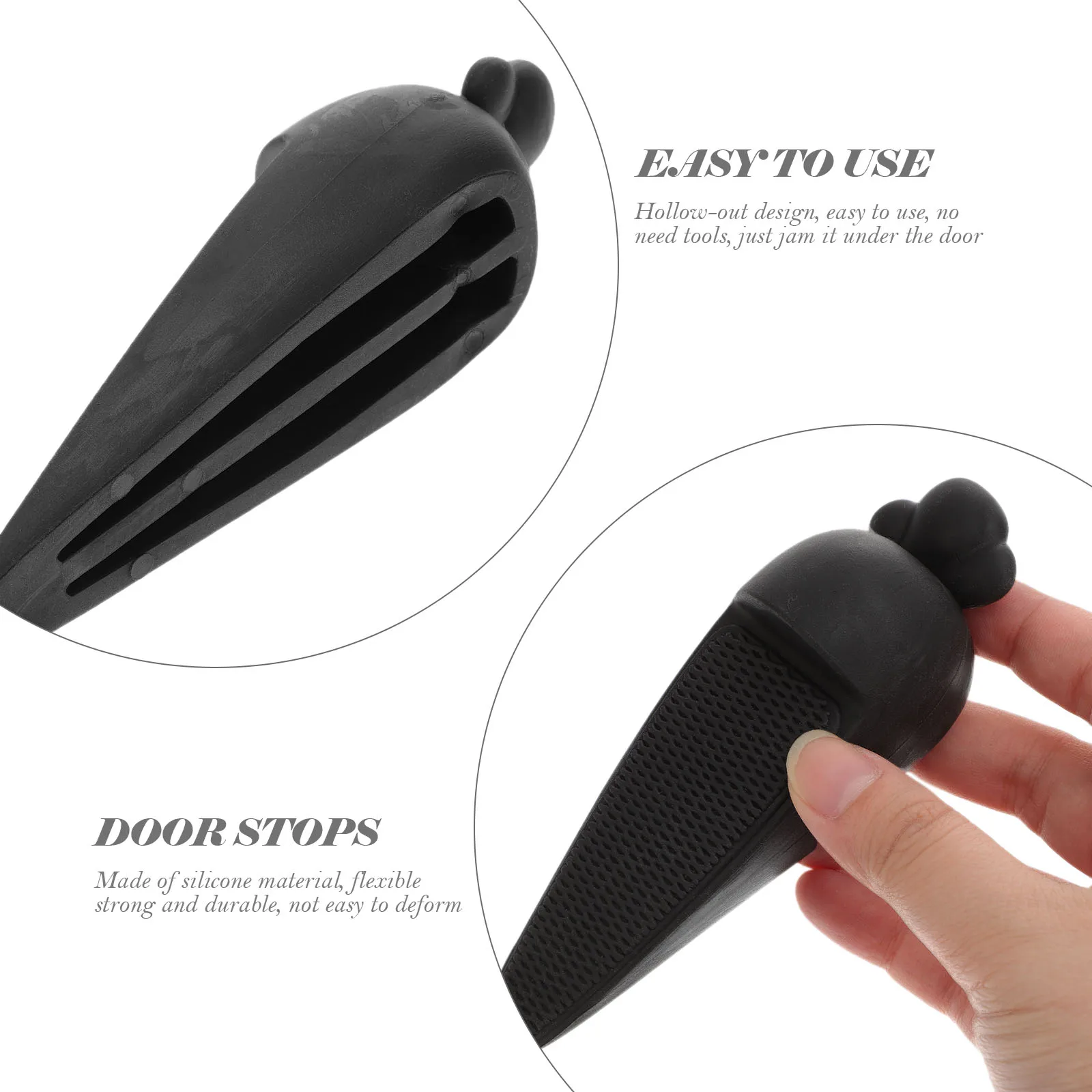 

Silicone Stopper Wedge Fish Shape Non Slip Floor Protector Stops Stoppers Door Wedge Tools Door Stops Hardware