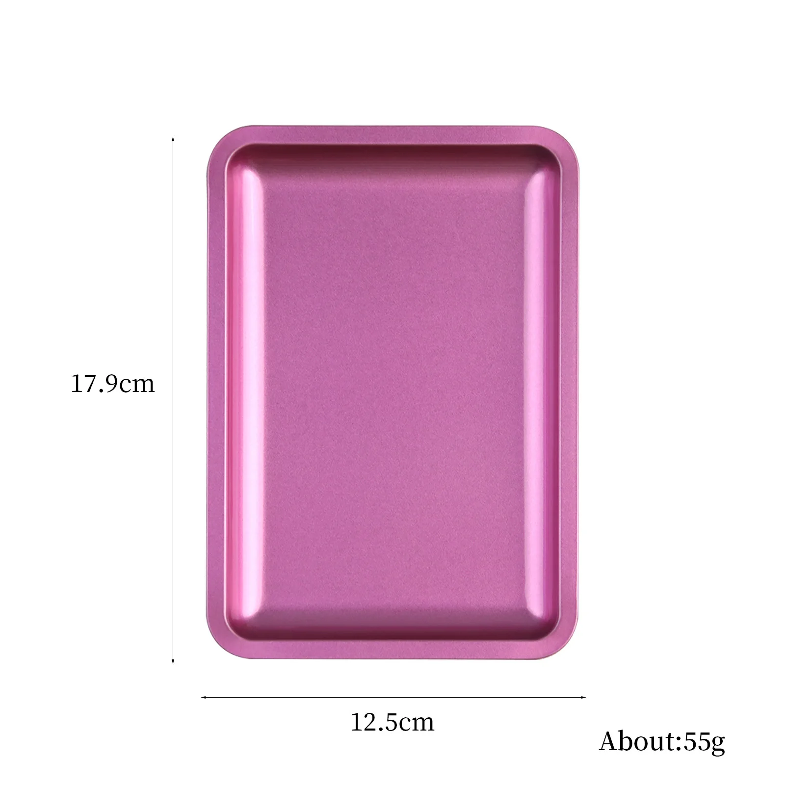 1PC Square Stainless Steel Cosmetic Storage Tray Nail Art Manicure Plate Tweezers Clippers Pens Container False Nails Dish Tools
