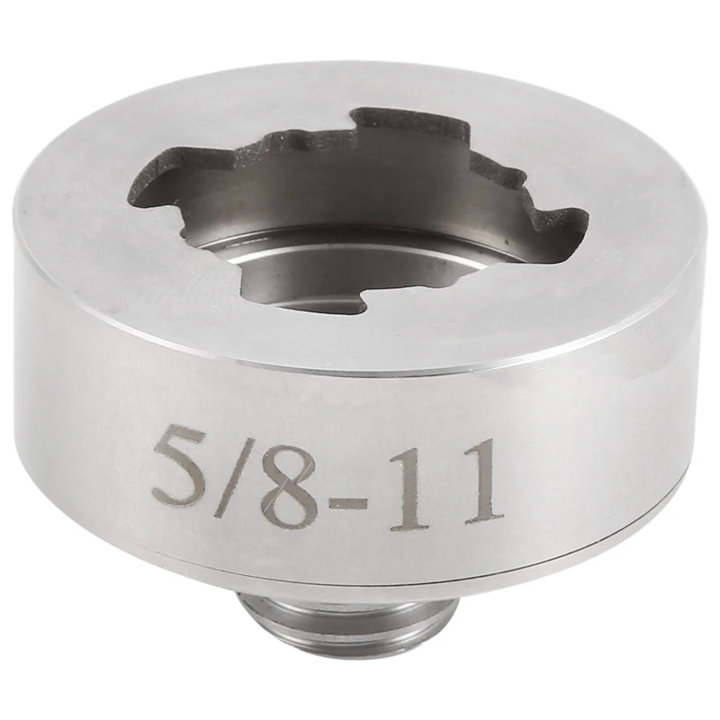 

A68P-Grinder Lock To 5/8Inch-11 Thread, For XLOCK Angle Grinder Cutting Blade, Stainless Steel Diamond Core Drill Bit Adapter