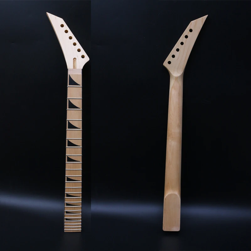 

left Guitar Neck maple Style 24 Fret 25.5'' maple FINGERBOARD black binding