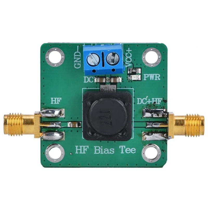 

RF Микроволновая печь HF Тройник смещения Офсетный питатель для RF Коротковолновый RTL SDR LNA HAM Радиоусилитель Антенна Плата модуля AMP