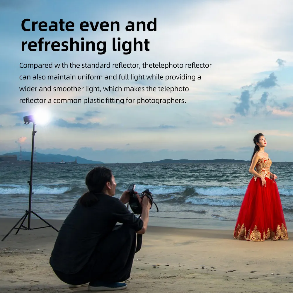 Godox AD-R12 Long Focus Reflector AD300PRO AD400Pro Dedicated Accessories - Godox Mount