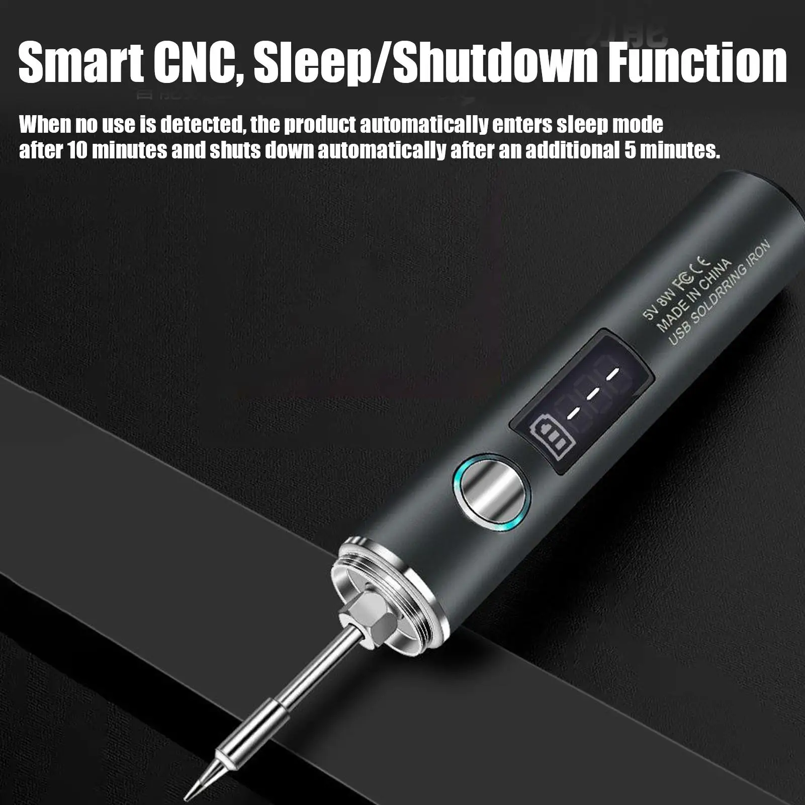 

Soldering Iron 5 Temperature Levels Adjustment Solder Iron Kit Digital Display Welding Tools With Light For Circuit Board