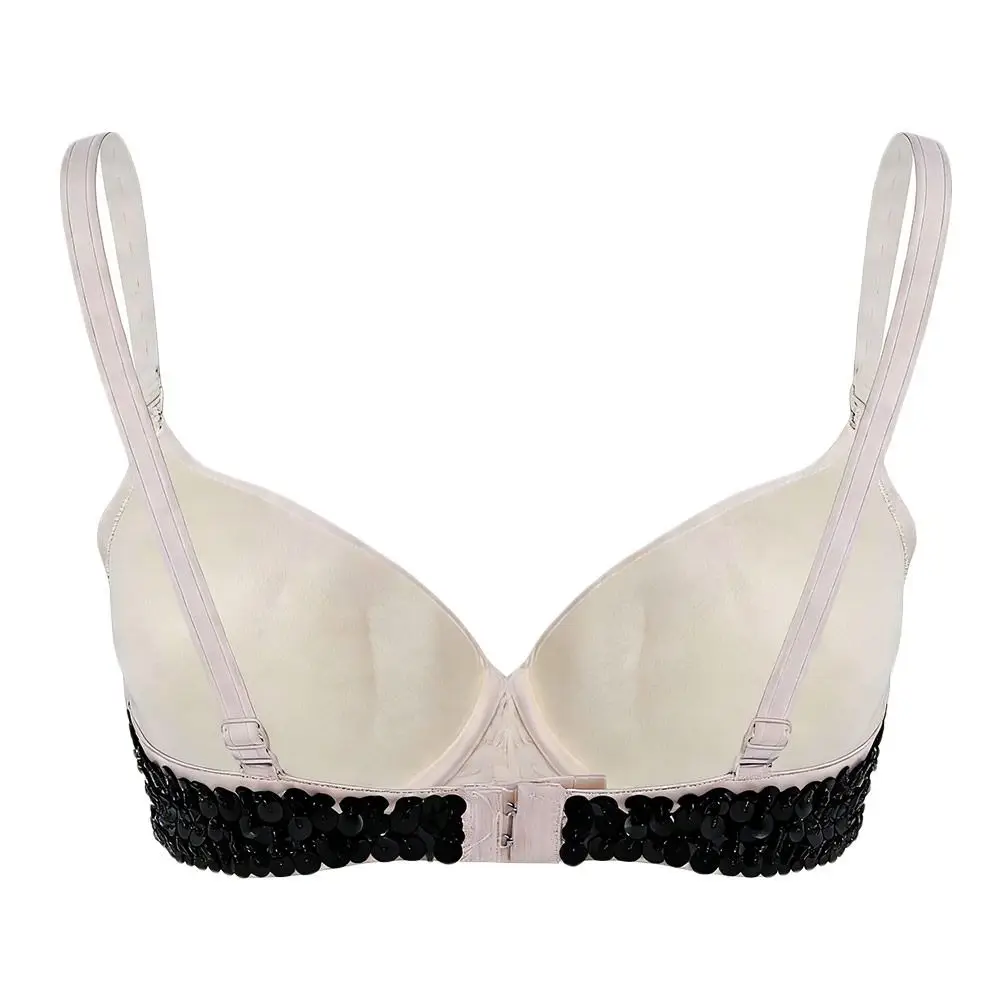 

Очаровательный блестящий топ-бюстье для восточных танцев с пайетками и бисером, с подкладкой, для выступлений, сияющий, для латиноамериканских танцев, для ночного клуба