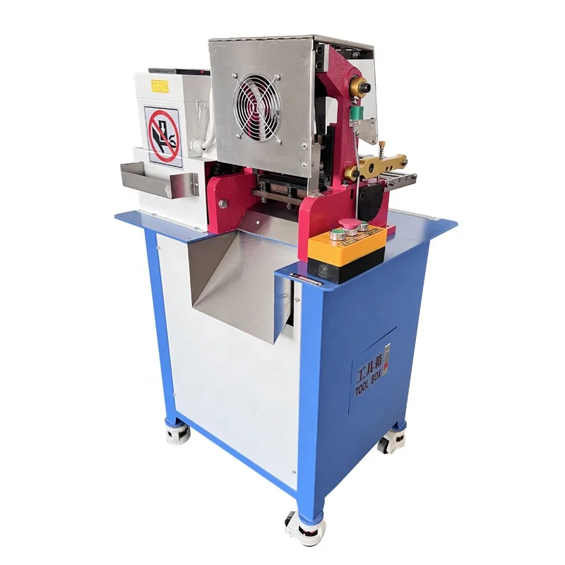 JZ-938A-1 Electric Automatic Hot Ribbon Cutting Machine for Nylon Tape/Webbing Belt Gear Motor Driven Case Packaging Wood