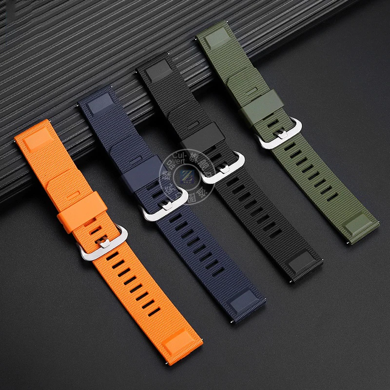 PRT-B50 PRT-B70 PRW-35 23mm watchband PROTPEK prt b50 prt b70 prw-35 prw-51Y TPU Quick Release Silicone Rubber Strap For Casio