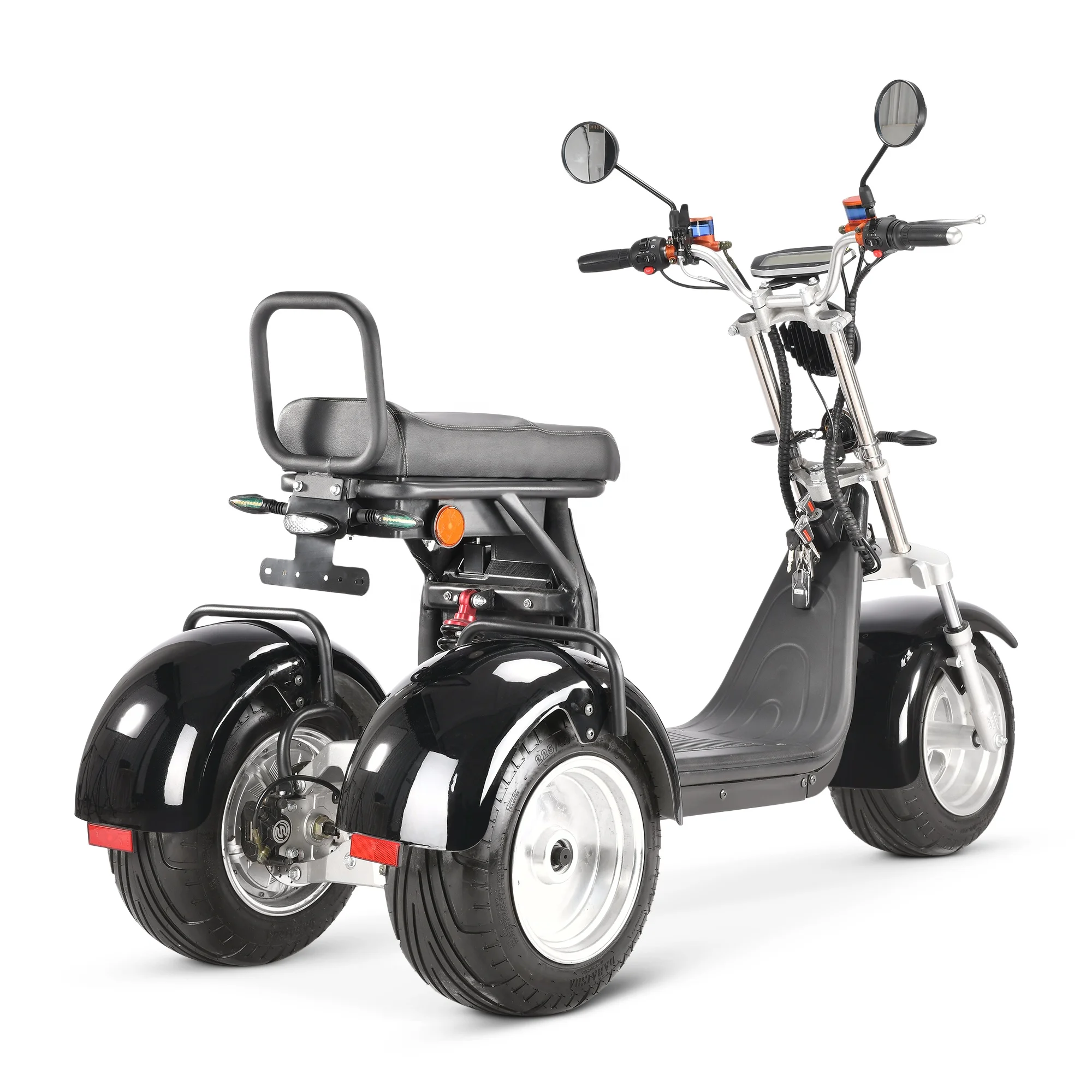 US/EU Warehouse Electric Trike High Speed Electric Tricycles 3 Wheel Electric Citycoco 4000w 60v30ah Battery Scooters