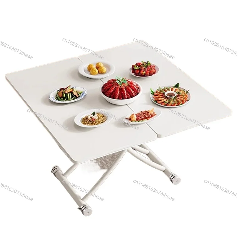 Dining table dual-purpose small apartment creative rock slab multi-functional dining table