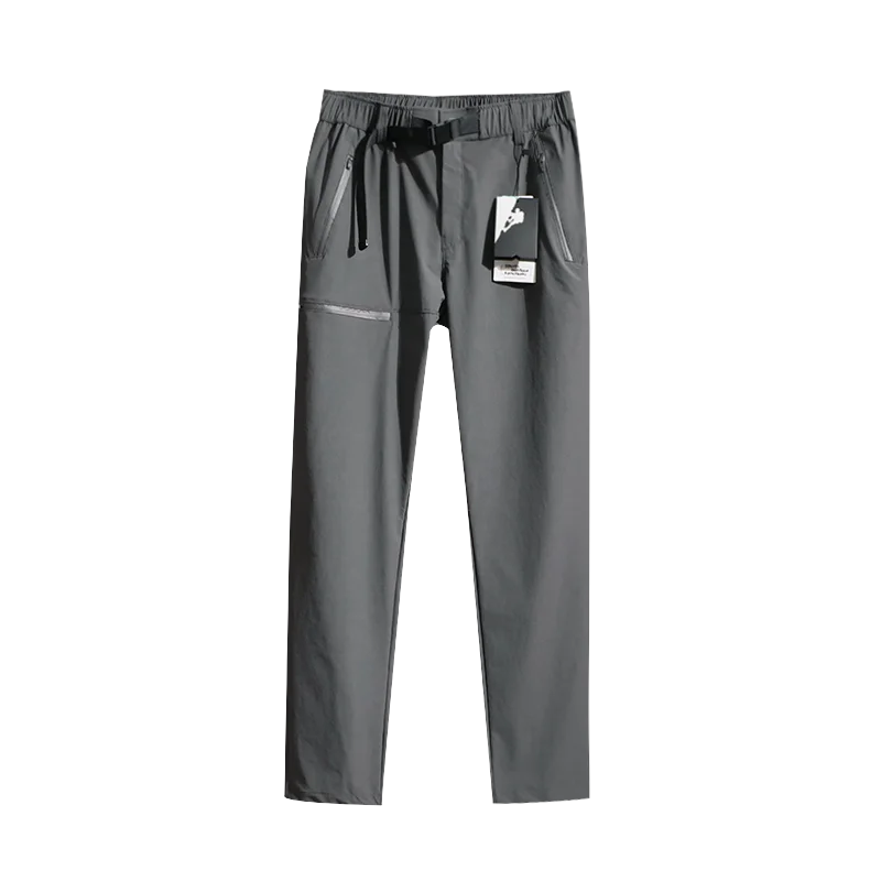 

High Version 3D Fit Men's Outdoor Casual Pants Breathable Water Resistant Woven Soft ell Pants Faionable Straight Leg Tro...