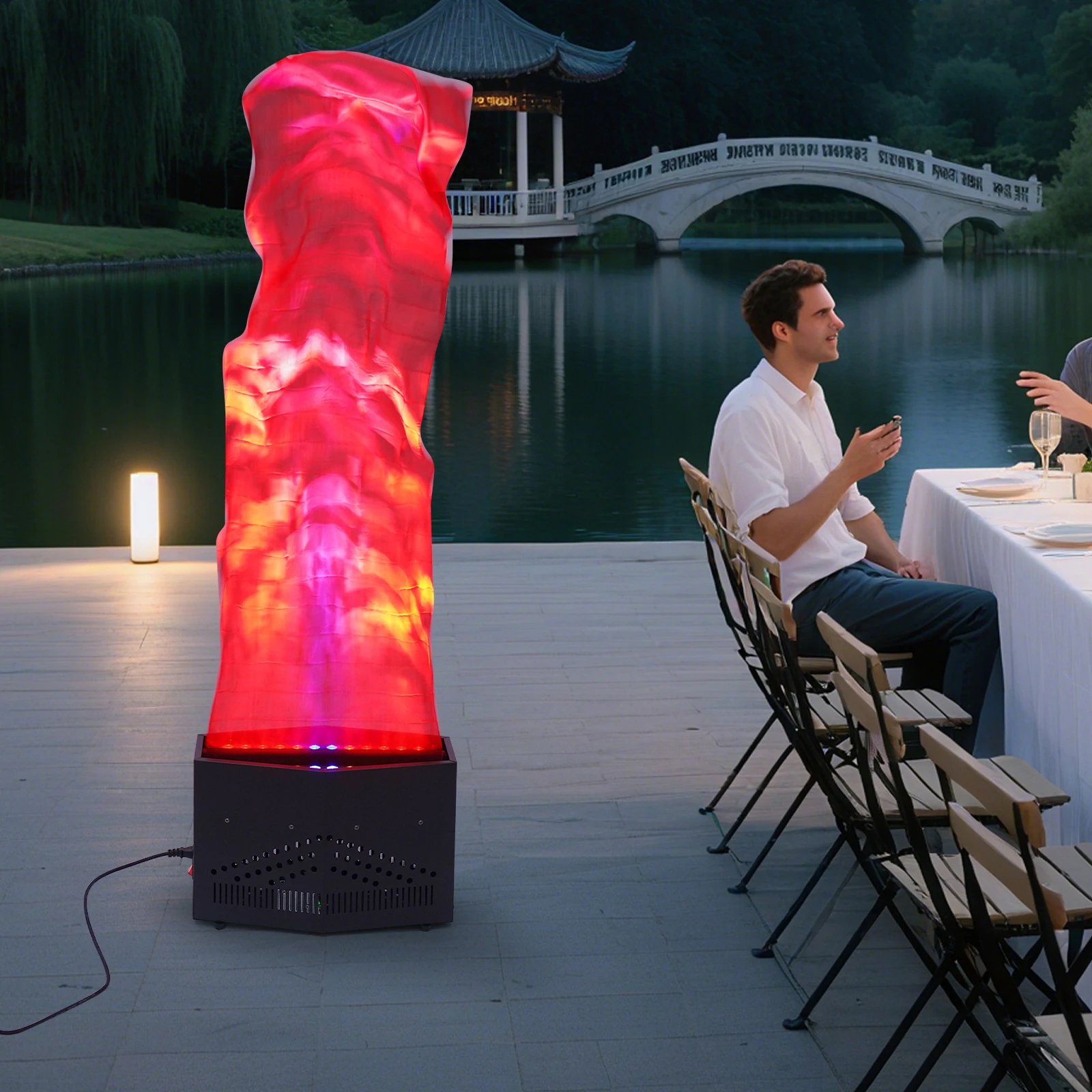 

Поддельный сценический свет с пламенем огня, 36 светодиодных атмосферных эффектов, RGB 3-в-1 DMX, имитация огня огня для DJ, дискотеки, ночных клубов, Хэллоуина