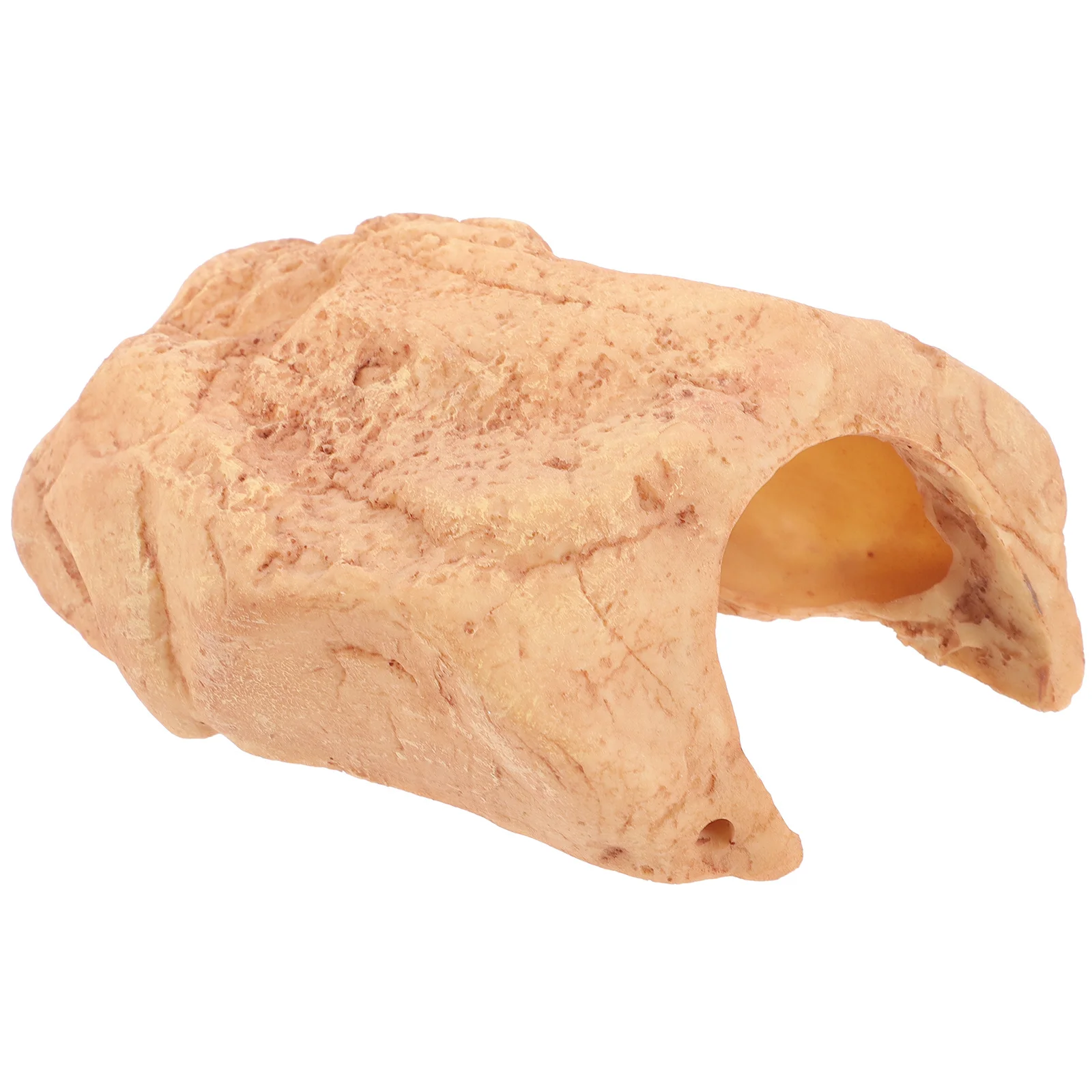 

Reptile Hideout Resin Cave Small Lightweight Multi-Functional Pet Shelter Tank Decor Easy Install Remove Lizards Turtles