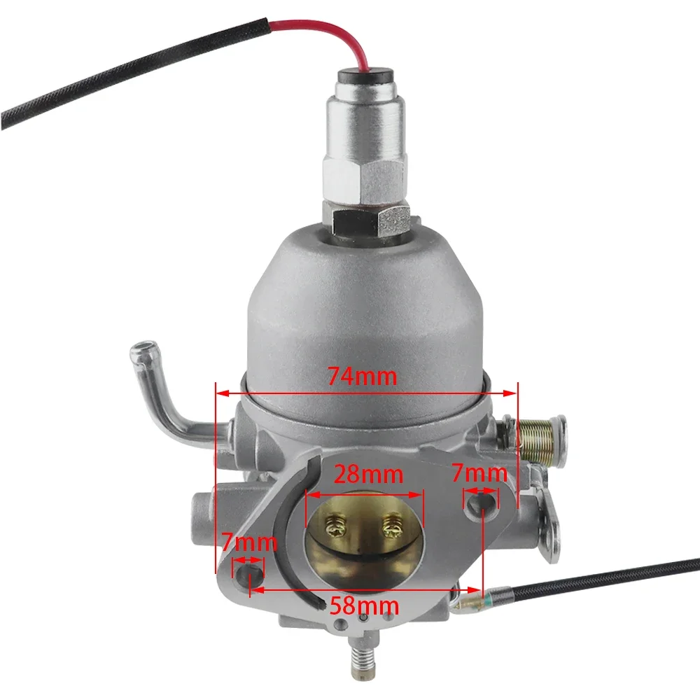 Carburetor With Gaskets Fit For Kohler CV18S CV20S CV22S CV620 CV640 24 853 25-S  2485325-S  2405325  24 053 50-S  24 853 50-S