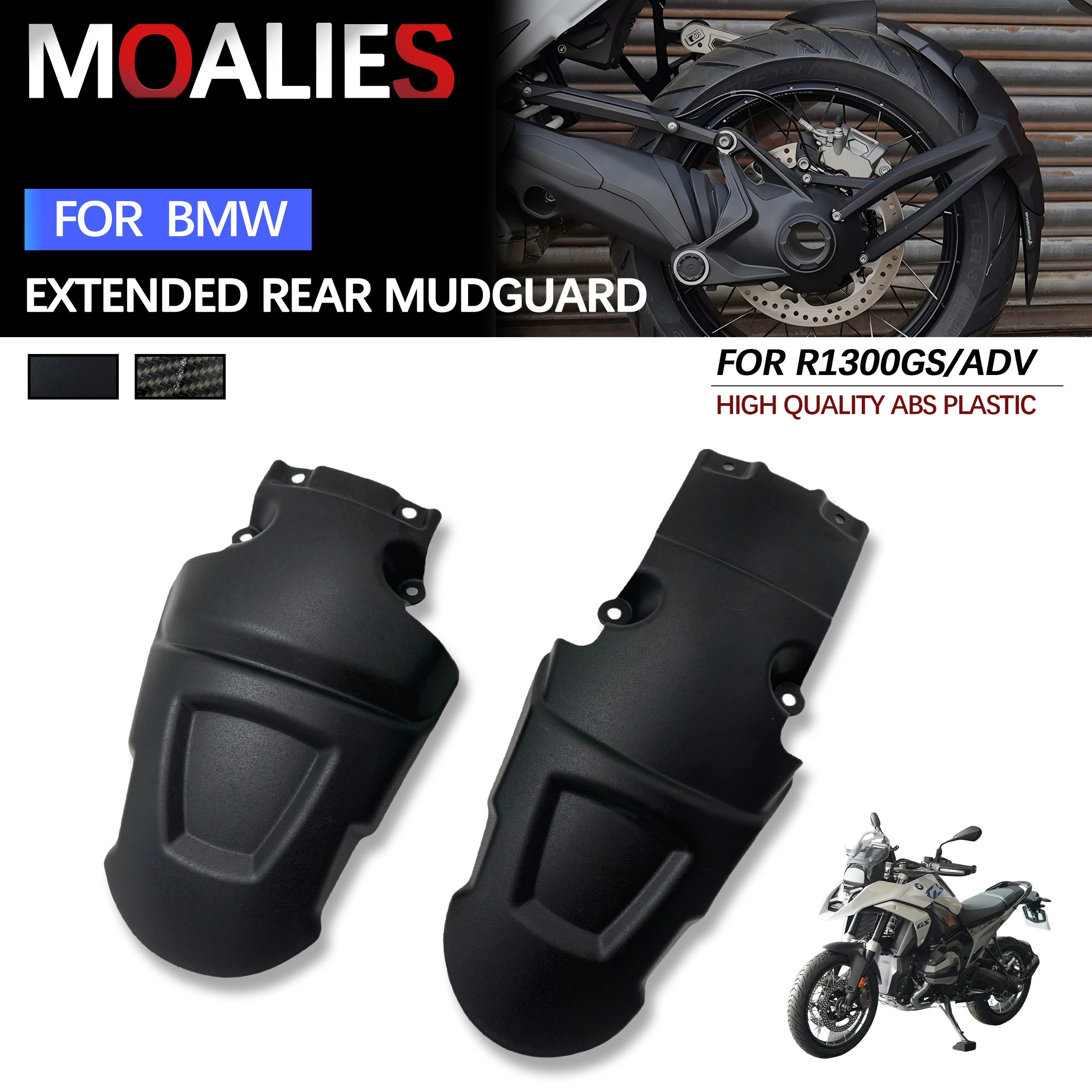 

For BMW R 1300 GS R1300GS R 1300GS 2023-Motorcycle Accessories Rear Wheel Spray Guard Extension ABS Fender Extender Protection